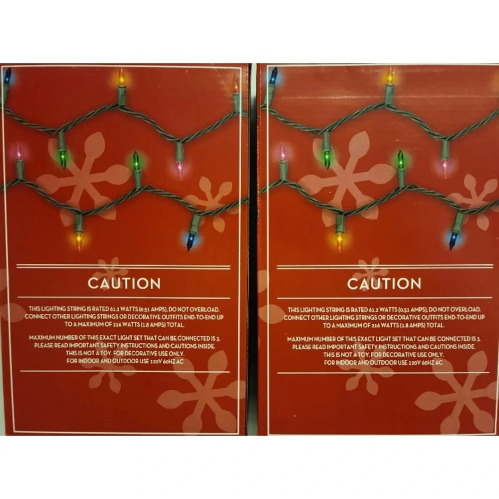 2 Boxes 300ct Multicolor Mini String Lights Christmas Holiday 59ft by Rite Aid